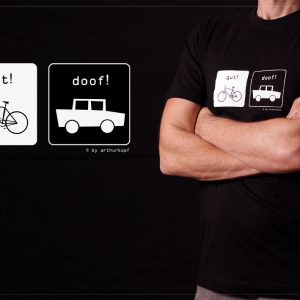 Fahrrad gut – Auto doof