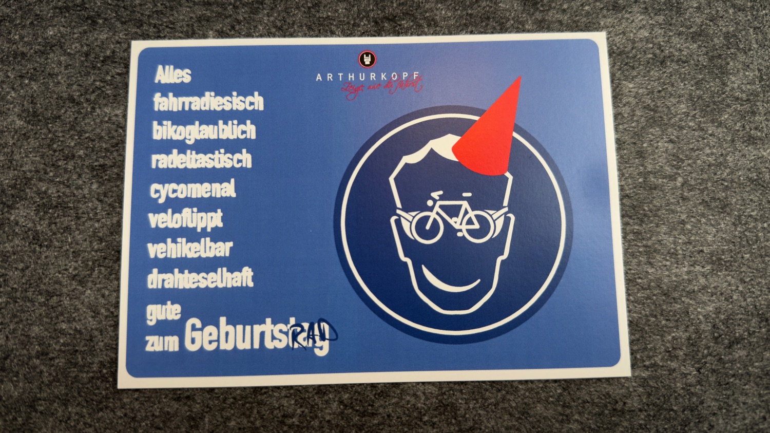 Alles gute zum GeburtsRad