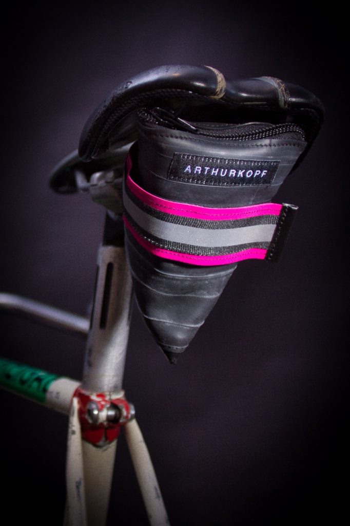 Satteltasche aus Fahrradschlauch